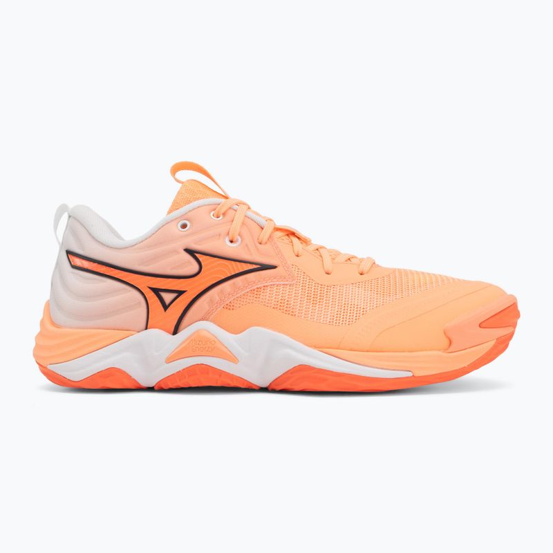 Кросівки волейбольні Mizuno Wave Momentum Elite flamingo coral/lava orange/white 2
