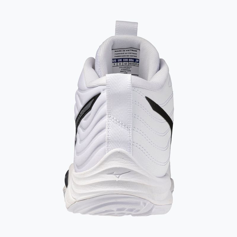Кросівки волейбольні Mizuno Wave Momentum Elite Mid white/metallic gray/black 3