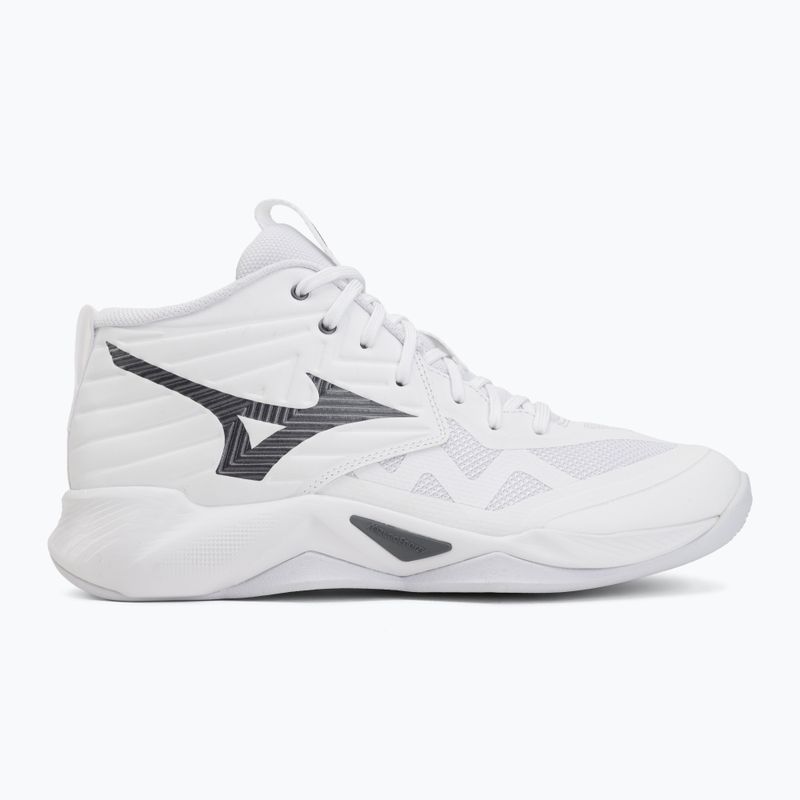 Кросівки волейбольні Mizuno Wave Momentum Pro Mid white/metallic gray/black 2