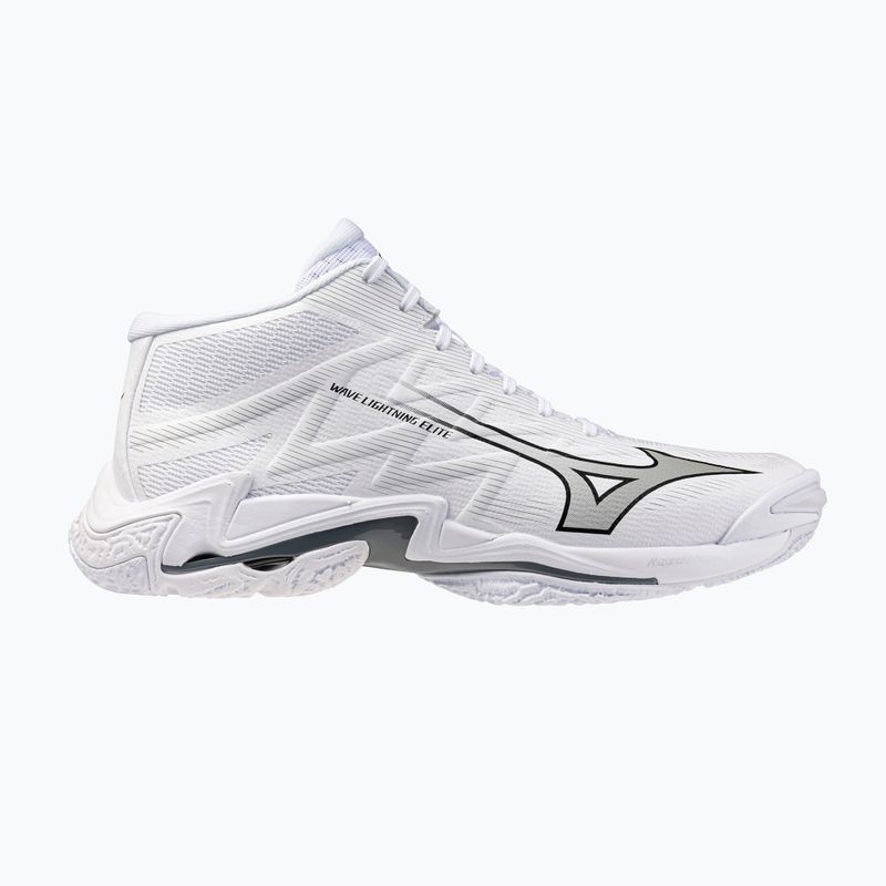 Кросівки волейбольні Mizuno Wave Lightning Elite Mid White/Ultimate Gray/Black