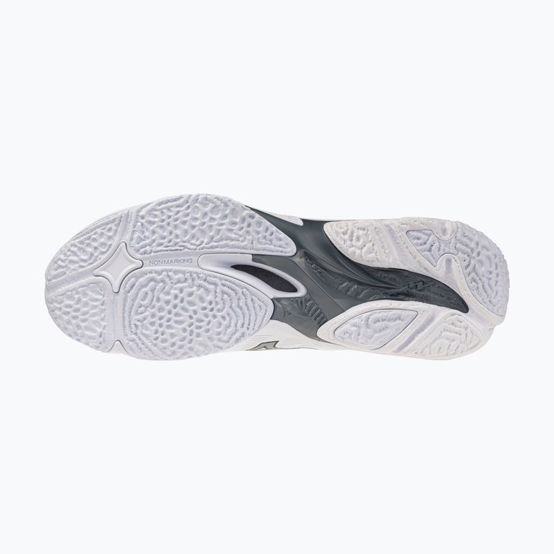 Кросівки волейбольні Mizuno Wave Lightning Elite Mid White/Ultimate Gray/Black 4