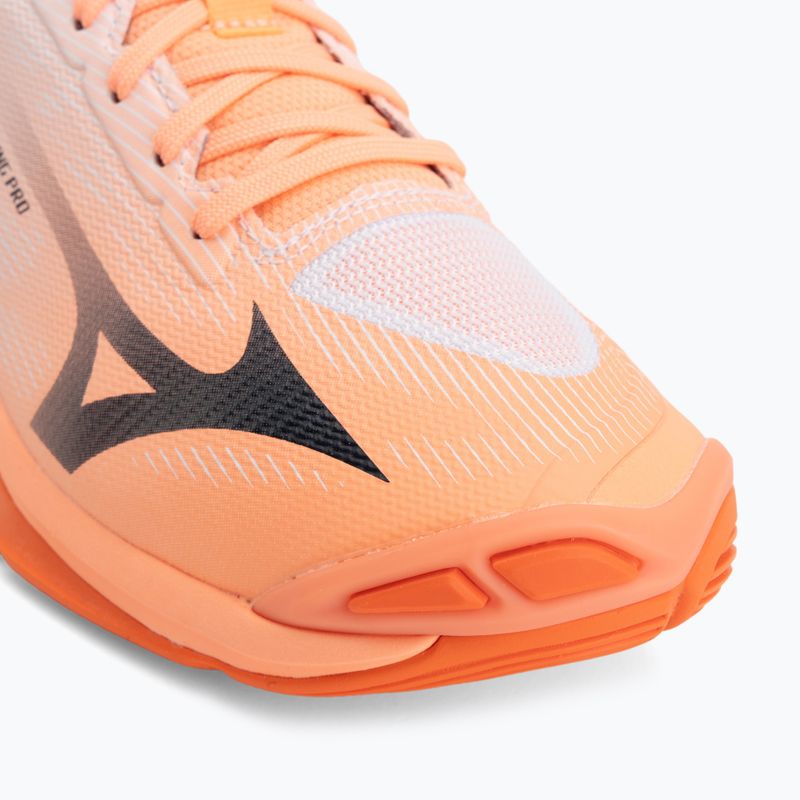 Кросівки волейбольні Mizuno Wave Lightning Pro flamingo coral/carbon/white 7
