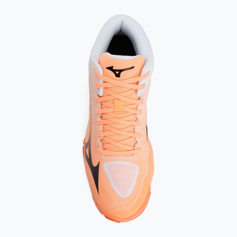 Кросівки волейбольні Mizuno Wave Lightning Pro Mid flamingo coral/carbon/white 5
