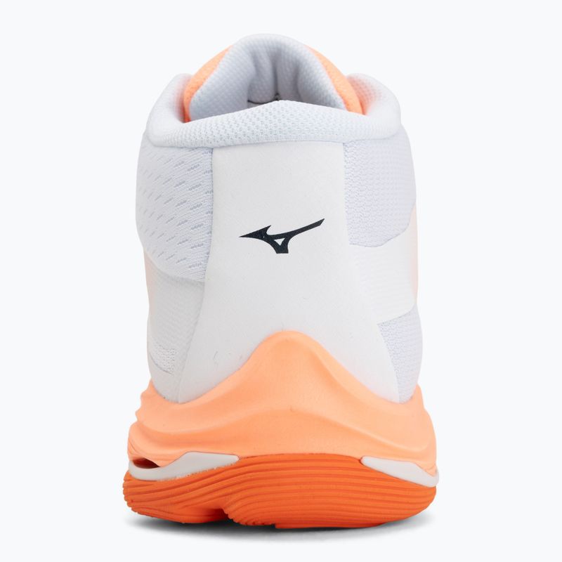 Кросівки волейбольні Mizuno Wave Lightning Pro Mid flamingo coral/carbon/white 6