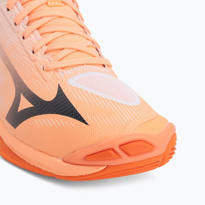 Кросівки волейбольні Mizuno Wave Lightning Pro Mid flamingo coral/carbon/white 7