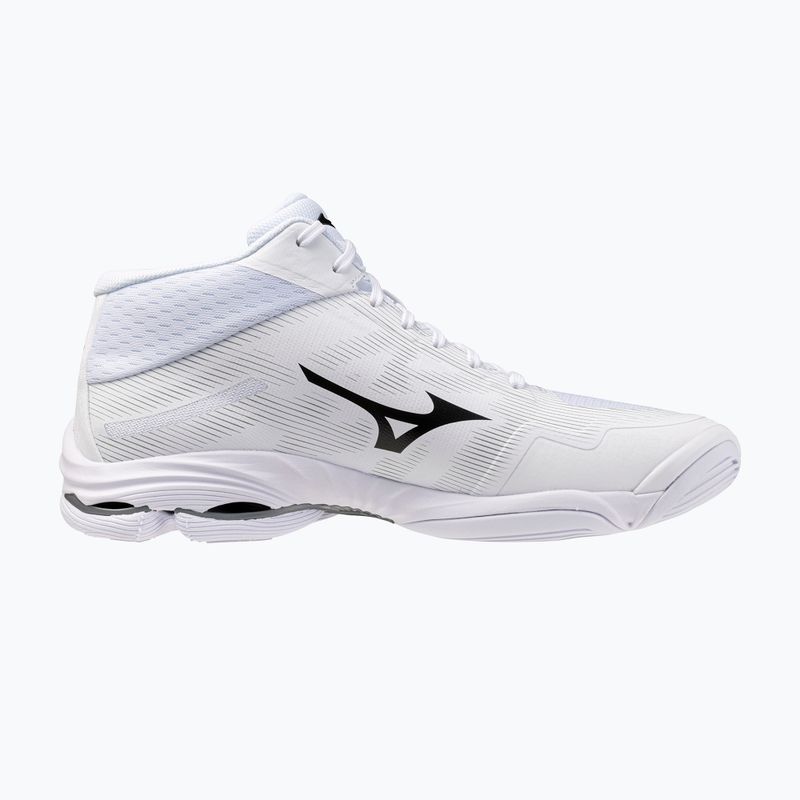 Кросівки волейбольні Mizuno Wave Lightning Pro Mid white/black/ultimate gray