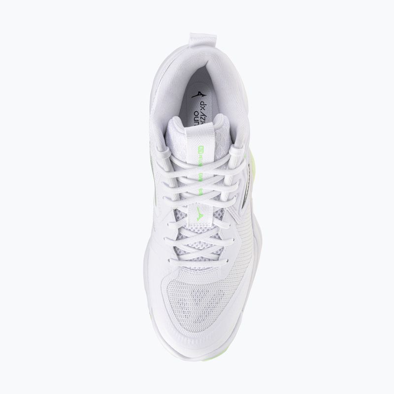 Кросівки волейбольні жіночі Mizuno Wave Momentum Elite Mid white/balsam green/ambrosia 5