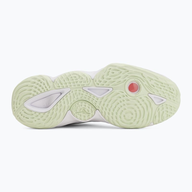 Кросівки волейбольні жіночі Mizuno Wave Momentum Elite Mid white/balsam green/ambrosia 4