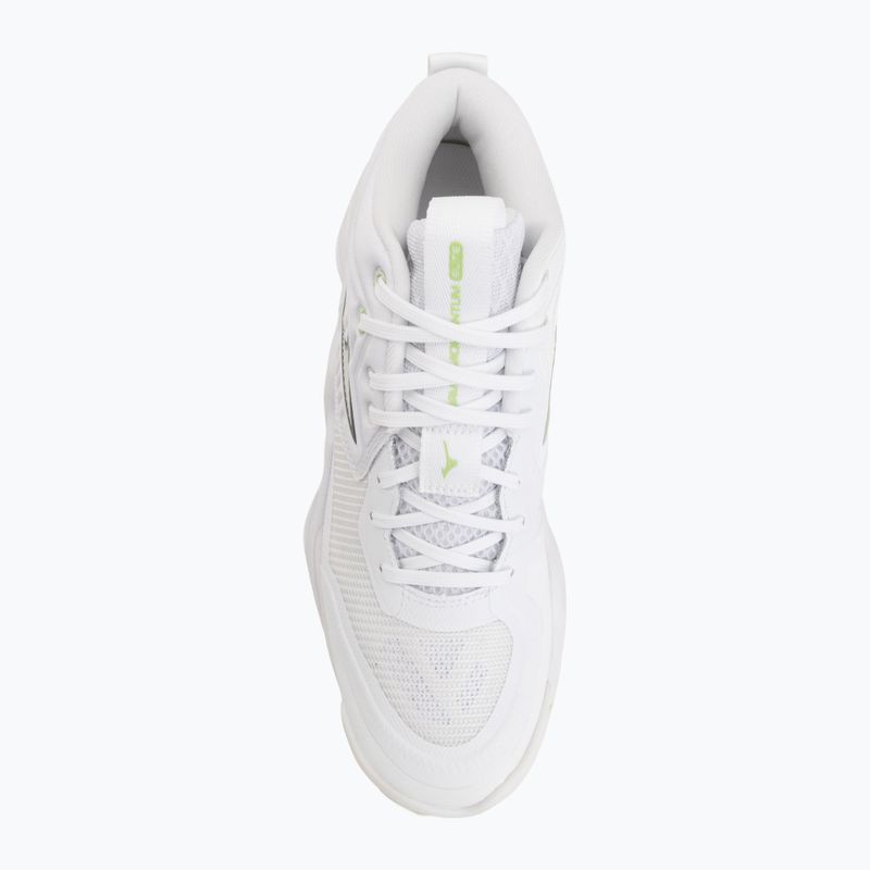 Кросівки волейбольні жіночі Mizuno Wave Momentum Elite Mid white/balsam green/ambrosia 5