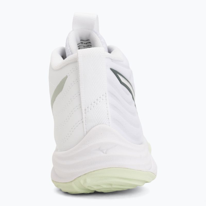 Кросівки волейбольні жіночі Mizuno Wave Momentum Elite Mid white/balsam green/ambrosia 6