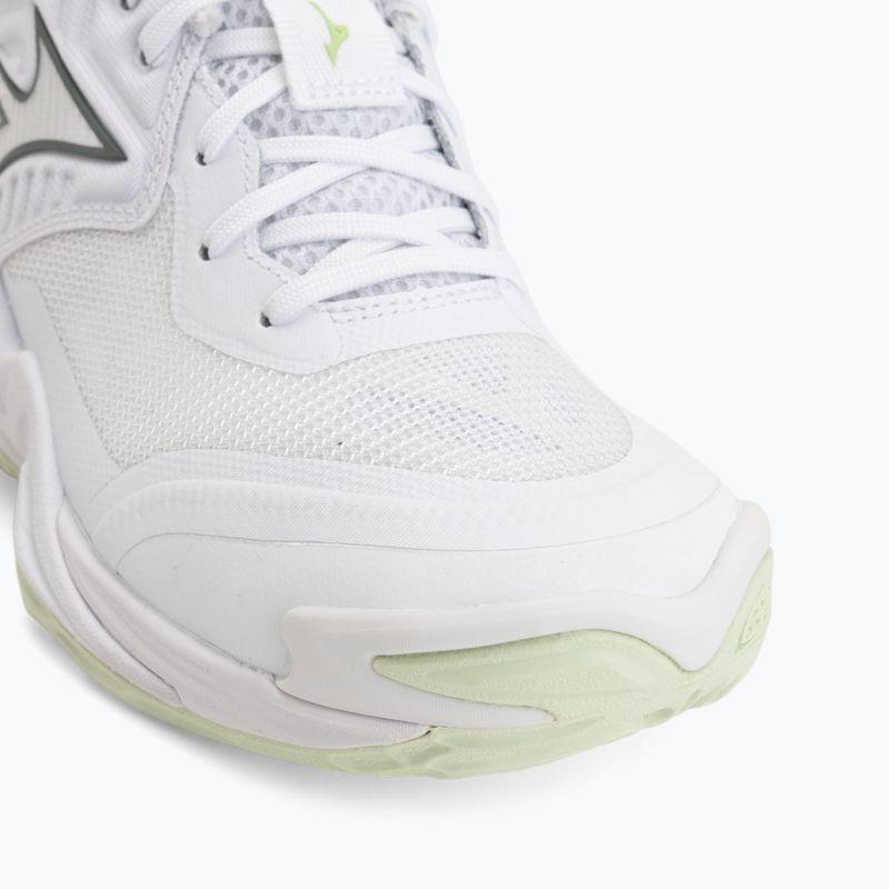 Кросівки волейбольні жіночі Mizuno Wave Momentum Elite Mid white/balsam green/ambrosia 7