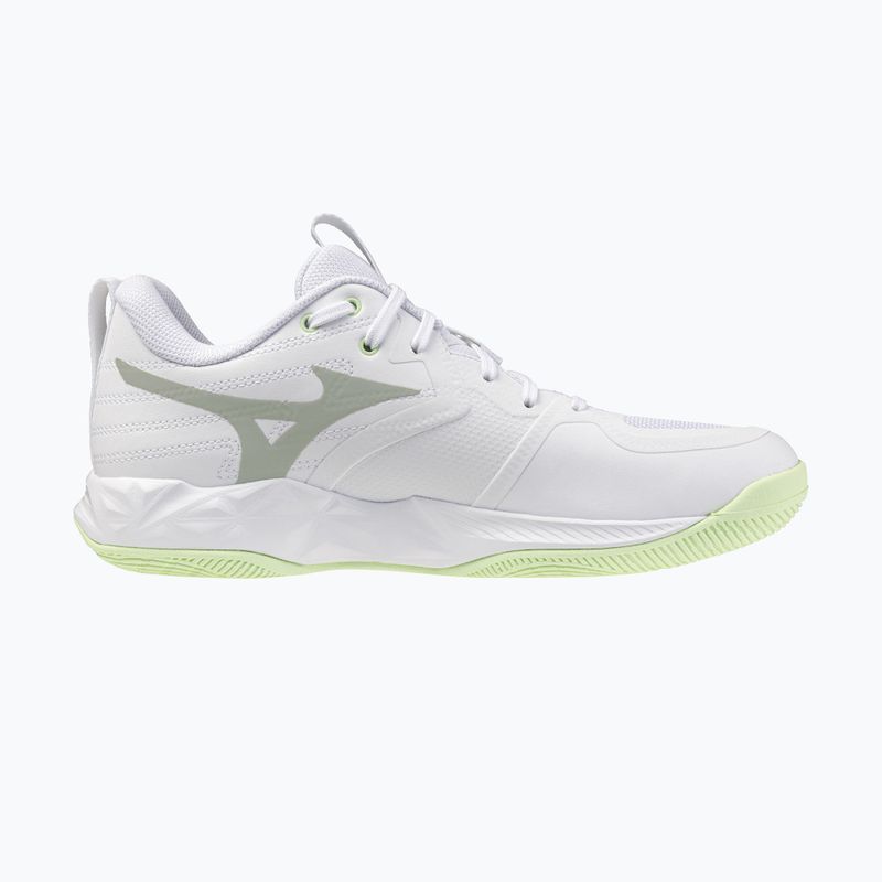 Кросівки волейбольні жіночі Mizuno Wave Momentum Pro white/aqua gray/ambrosia 2