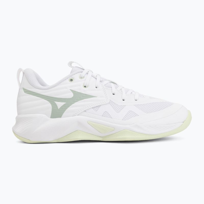 Кросівки волейбольні жіночі Mizuno Wave Momentum Pro white/aqua gray/ambrosia 2