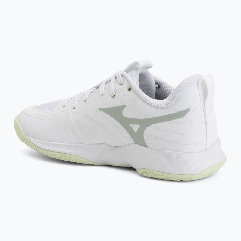 Кросівки волейбольні жіночі Mizuno Wave Momentum Pro white/aqua gray/ambrosia 3
