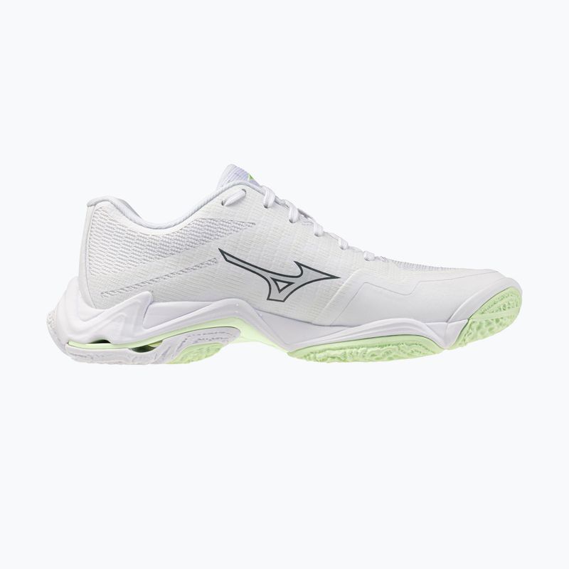 Кросівки волейбольні жіночі Mizuno Wave Lightning Elite white/balsam green/ambrosia 2