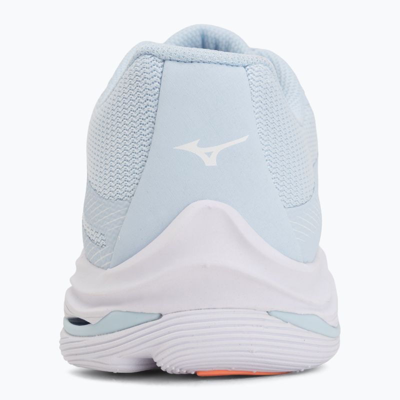 Кросівки волейбольні жіночі Mizuno Wave Lightning Pro blue finch/lava orange/flamingo coral 6