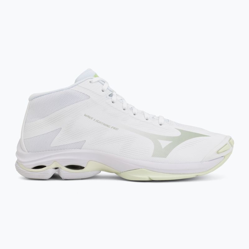 Кросівки волейбольні жіночі Mizuno Wave Lightning Pro Mid white/aqua gray/ambrosia 2