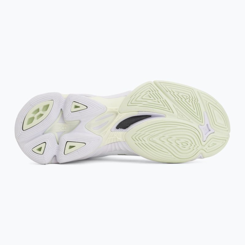 Кросівки волейбольні жіночі Mizuno Wave Lightning Pro Mid white/aqua gray/ambrosia 4
