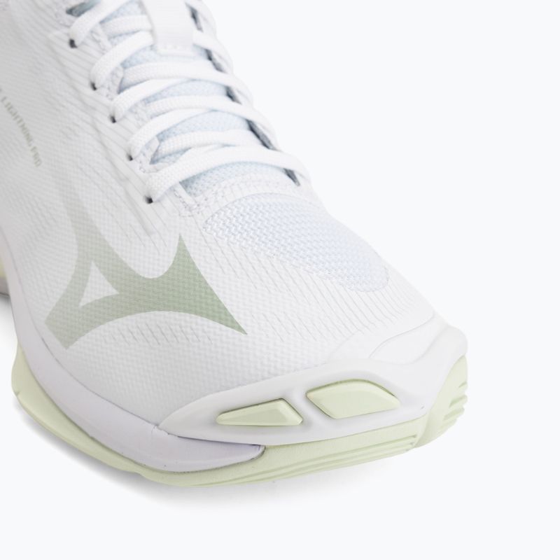Кросівки волейбольні жіночі Mizuno Wave Lightning Pro Mid white/aqua gray/ambrosia 7