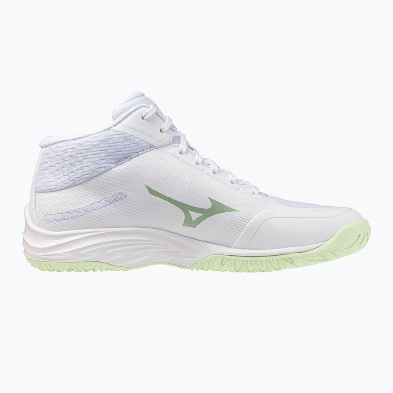 Кросівки волейбольні жіночі Mizuno Lightning Select Mid white/aqua gray/ambrosia 2