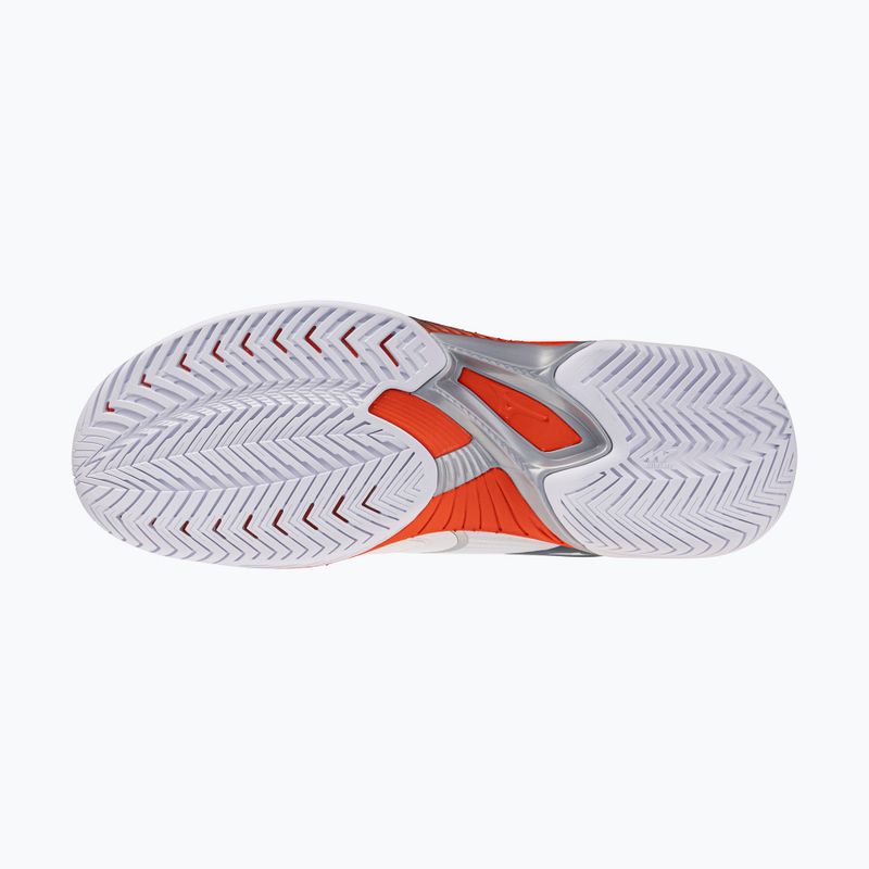 Кросівки тенісні чоловічі Mizuno Wave Exceed Court AC white/insignia blue/orange 4