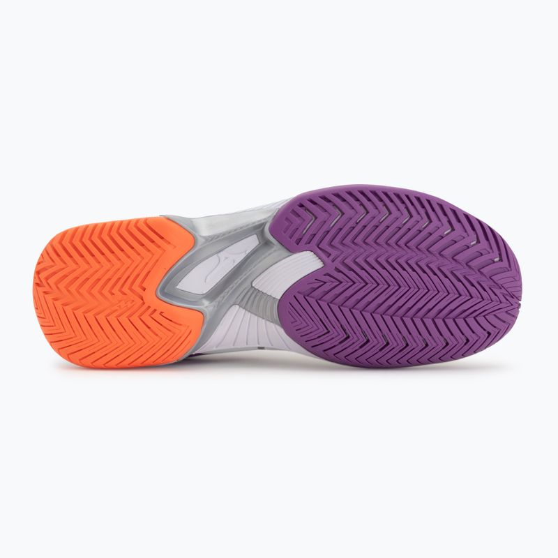 Кросівки тенісні жіночі Mizuno Wave Exceed Court AC white/dahlia/lava orange 4