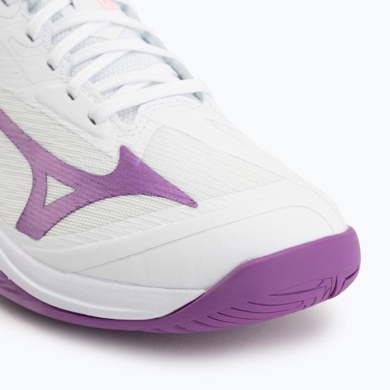 Кросівки тенісні жіночі Mizuno Wave Exceed Court AC white/dahlia/lava orange 7