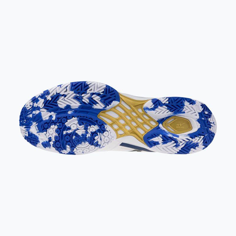 Кросівки для бадмінтону жіноче Mizuno Wave Claw 4 white/dazzling blue/stargazer 2