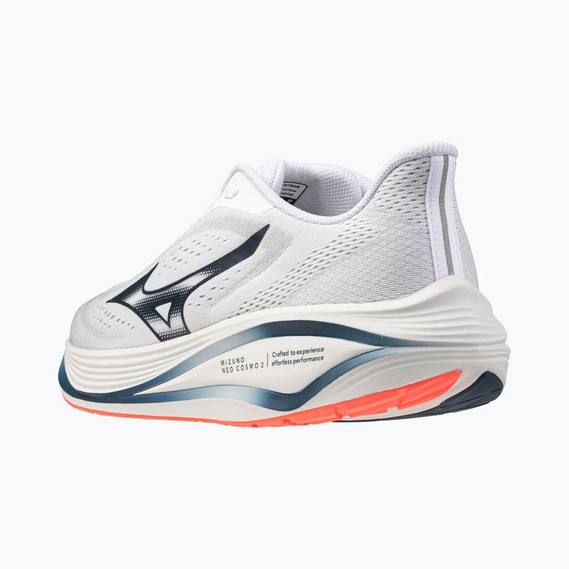 Кросівки для бігу чоловічі Mizuno Neo Cosmo 2 white/dress blues/neon flame 4