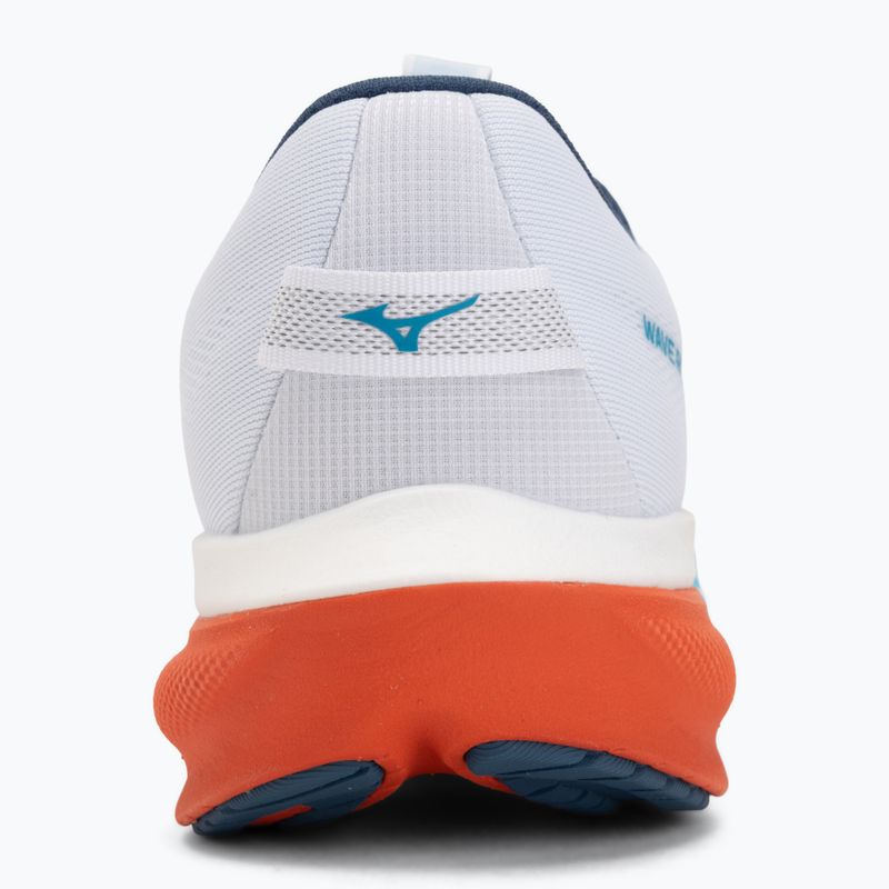 Кросівки для бігу чоловічі Mizuno Wave Rider 30 white/blue jewel/orange 6