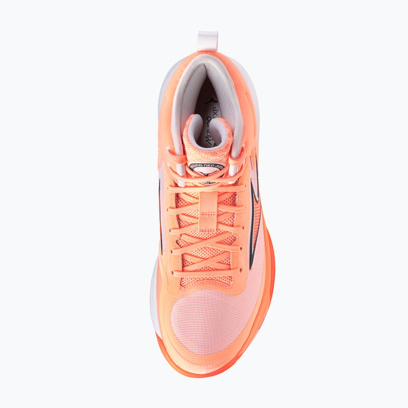 Кросівки волейбольні Mizuno Neo Jump Mid flamingo coral/lava orange/white 5