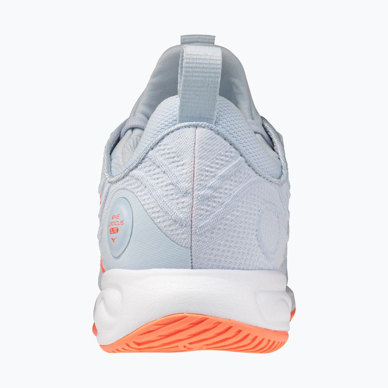 Кросівки волейбольні жіночі Mizuno Wave Luminous Elite blue finch/lava orange/flamingo coral 3