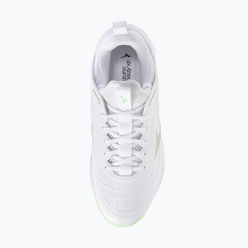 Кросівки волейбольні жіночі Mizuno Wave Luminous Elite white/aqua gray/ambrosia 5