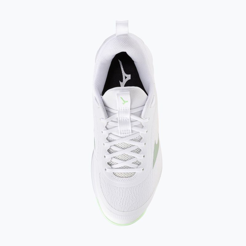 Кросівки волейбольні жіночі Mizuno Wave Luminous Pro white/aqua gray/ambrosia 5