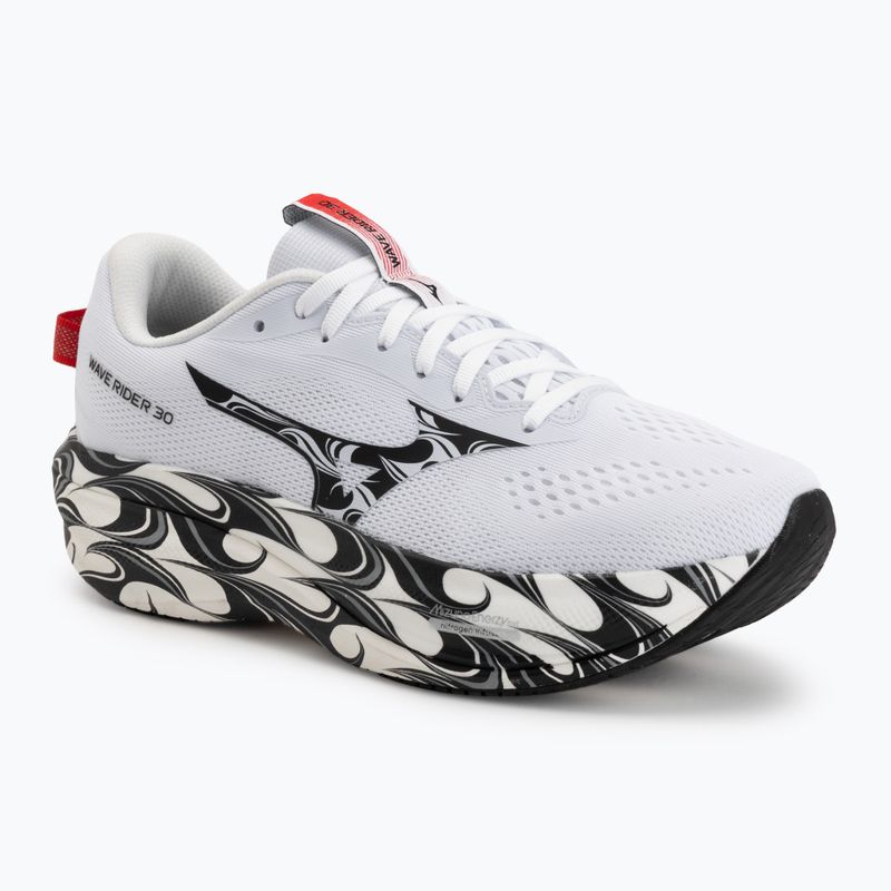 Кросівки для бігу чоловічі Mizuno Wave Rider 30 Disclosure white/black/high risk red