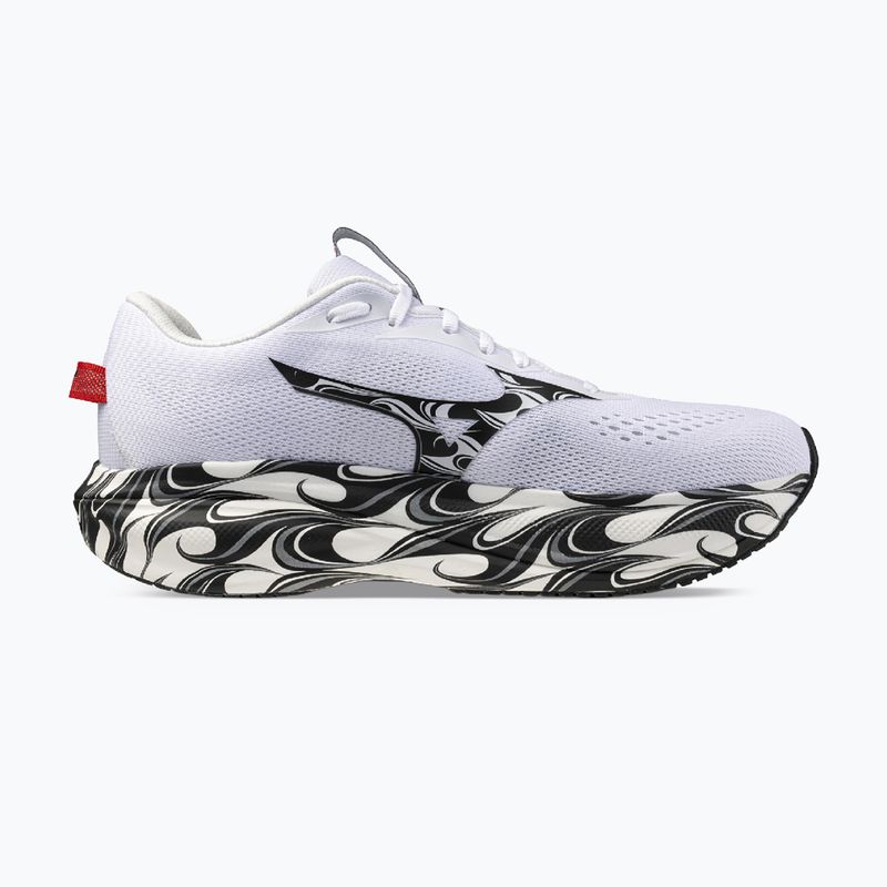 Кросівки для бігу чоловічі Mizuno Wave Rider 30 Disclosure white/black/high risk red 2