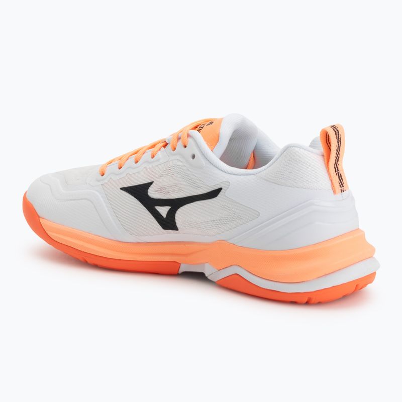 Кросівки гандбольні Mizuno Wave Stealth Elite white/lava orange 3