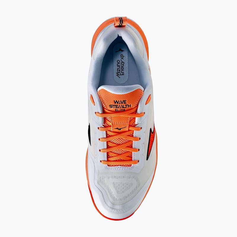 Кросівки гандбольні Mizuno Wave Stealth Elite white/lava orange 5