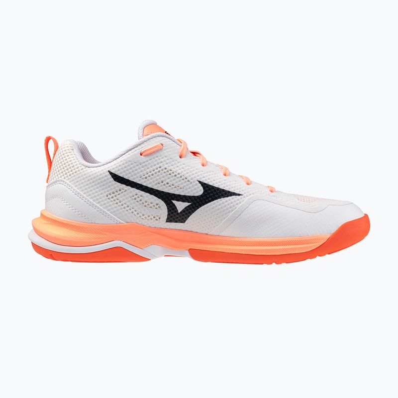 Кросівки гандбольні Mizuno Wave Stealth Pro white/black/flamingo coral 2
