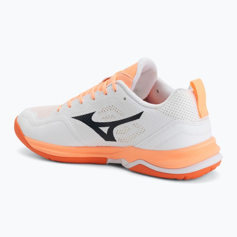 Кросівки гандбольні Mizuno Wave Stealth Pro white/black/flamingo coral 3