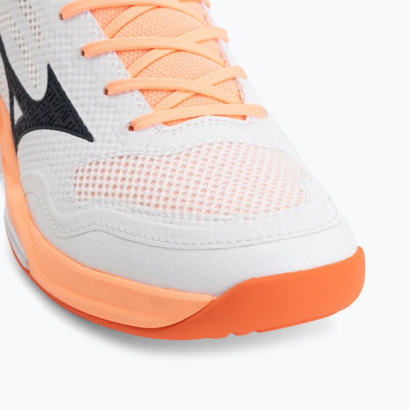 Кросівки гандбольні Mizuno Wave Stealth Pro white/black/flamingo coral 7