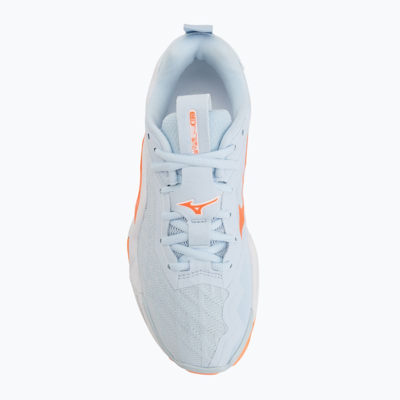 Кросівки гандбольні жіночі Mizuno Wave Stealth Neo 2.1 blue finch/lava orange/white 5