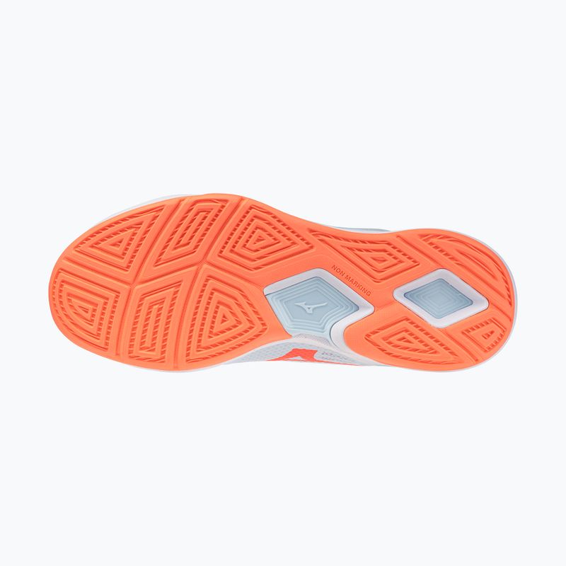Кросівки гандбольні жіночі Mizuno Wave Stealth Pro blue finch/lava orange 10