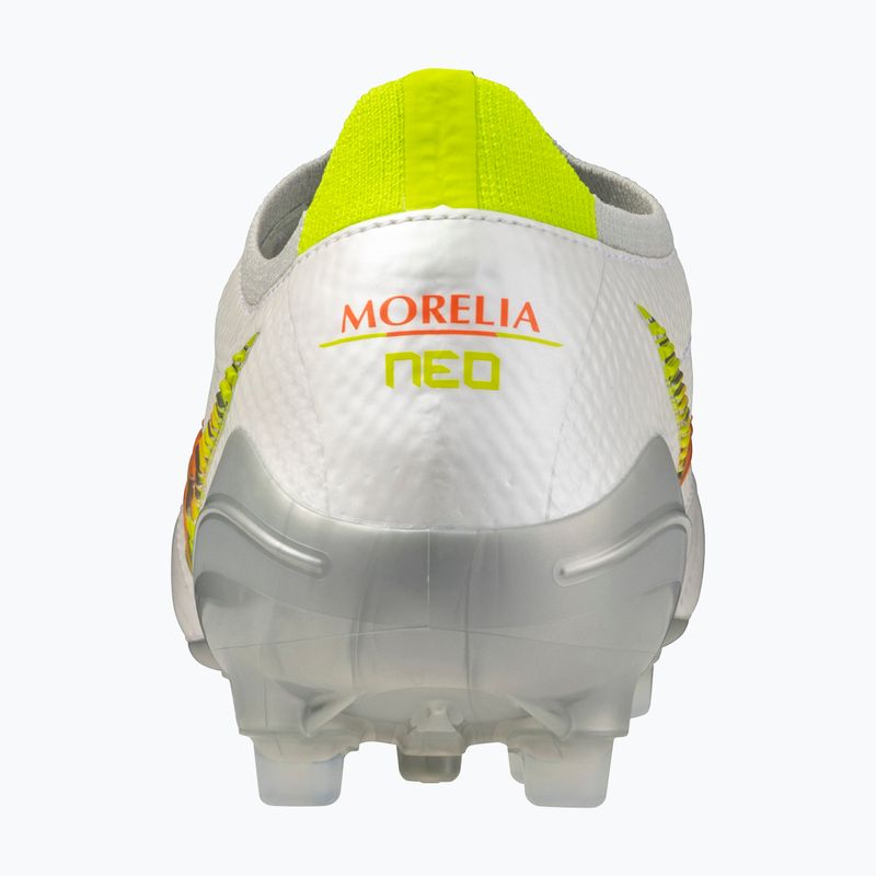Кросівки футбольні Mizuno Morelia Neo V β Japan AG white/lava orange/evening primrose 3