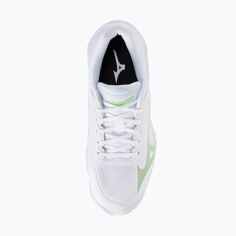 Кросівки волейбольні жіночі Mizuno Wave Lightning Pro white/aqua gray/ambrosia 5