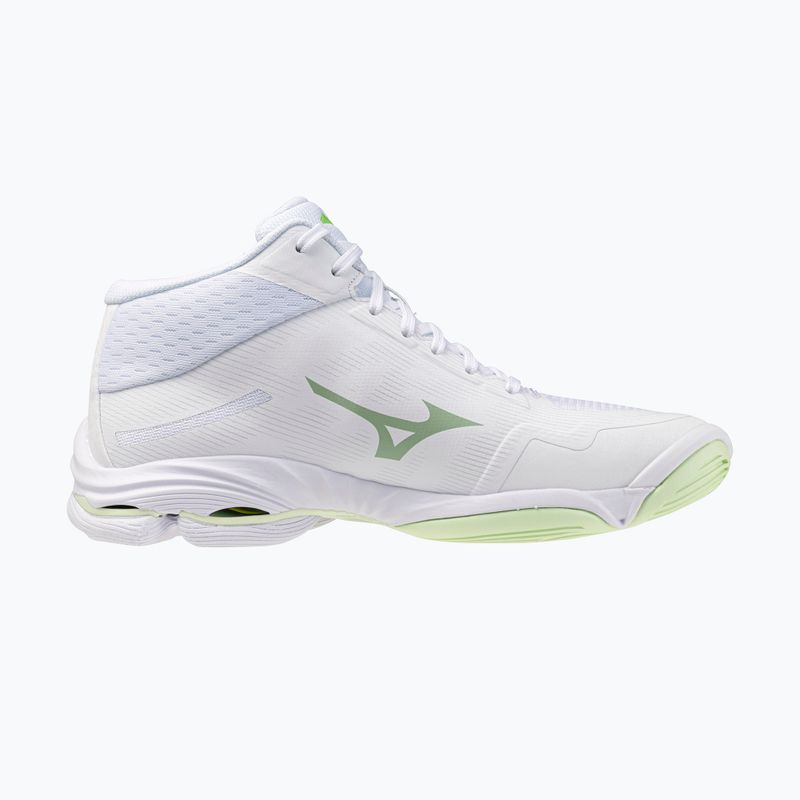 Кросівки волейбольні жіночі Mizuno Wave Lightning Pro Mid white/aqua gray/ambrosia 2