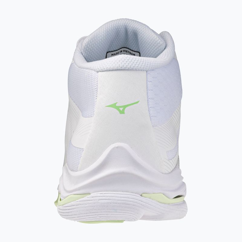 Кросівки волейбольні жіночі Mizuno Wave Lightning Pro Mid white/aqua gray/ambrosia 3