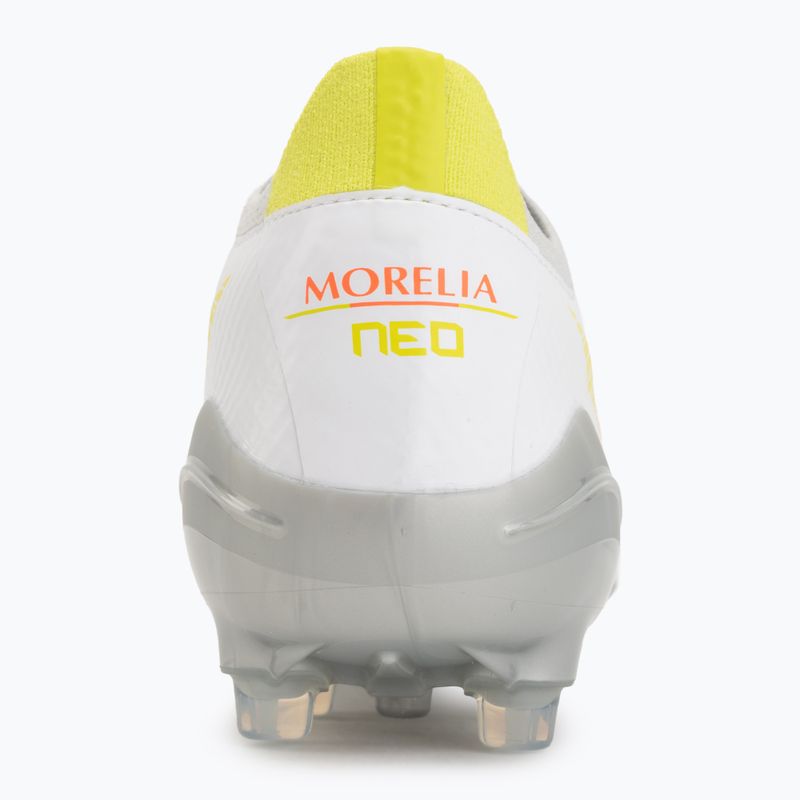 Кросівки футбольні Mizuno Morelia Neo V β Pro AG white/lava orange/evening primrose 6