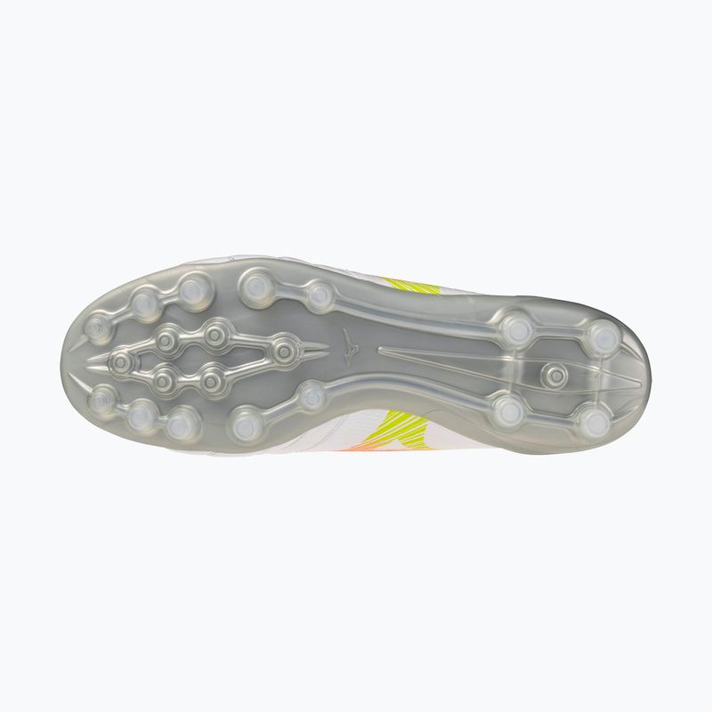 Кросівки футбольні Mizuno Morelia Neo V β Pro AG white/lava orange/evening primrose 4