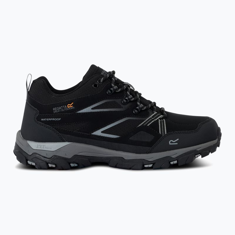 Черевики трекінгові чоловічі REGATTA Holcombe III Low black/granite 8